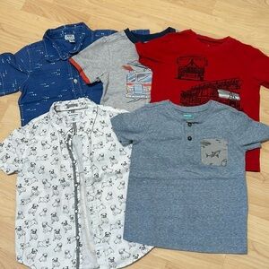 Boys 5T Short Sleeve Shirt Bundle
